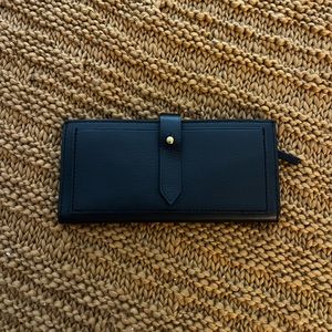 Retired Madewell Black Leather Large Wallet